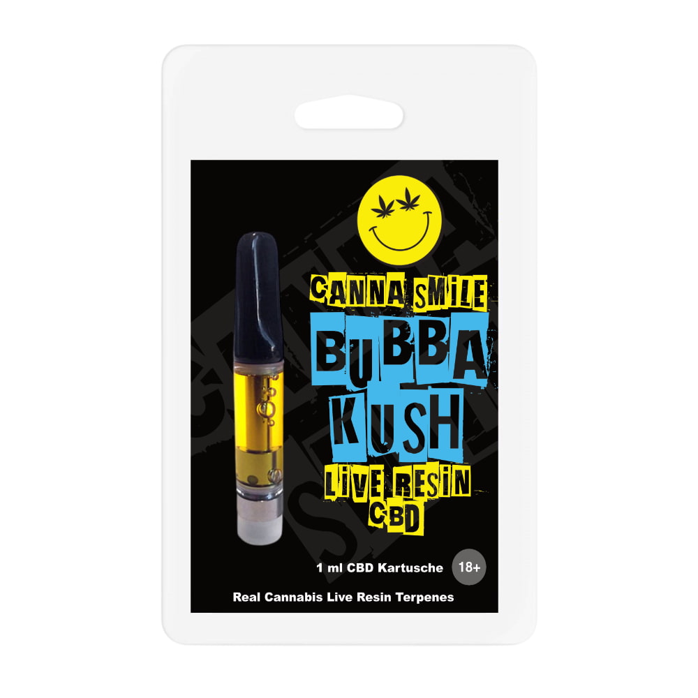 Bubba Kush Live Resin CBD Kartusche  Intensives Aroma